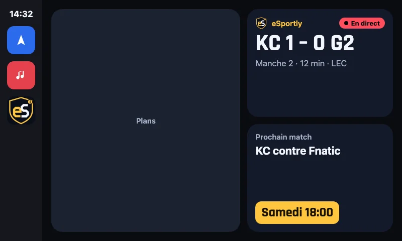 eSportly — CarPlay