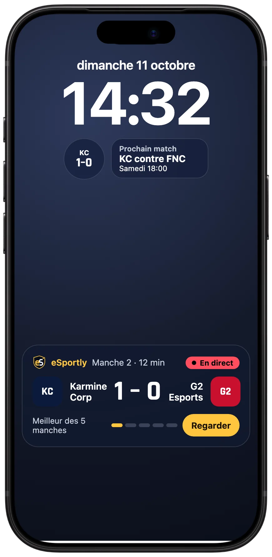 eSportly — iPhone